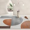 Modern Home Plush Washable Mat Minimalist Carpets for Living Room Fluffy Soft Lounge Rug Nordic Bedroom Decor Geometric Carpet