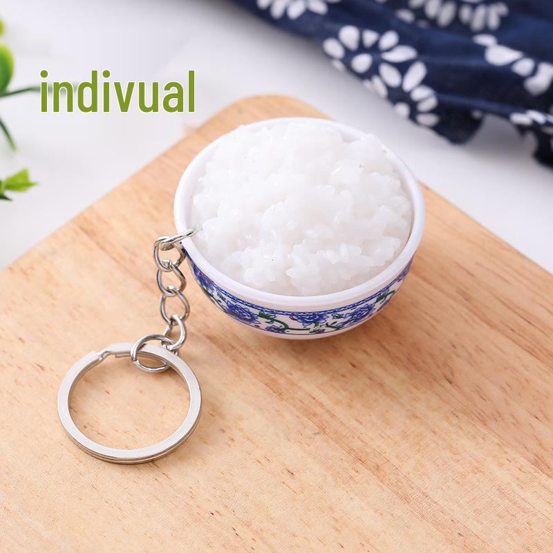 Mini Hot Pot Mala Tang Noodle Bowl Keychain Ornament