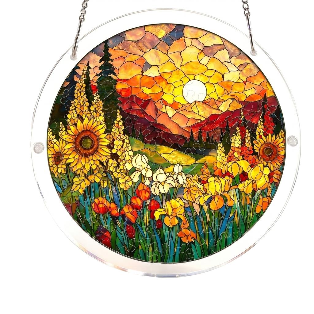 Acrylic Puzzle Can Be Hung Doors, Gardens, Indoor And Outdoor Decoration.