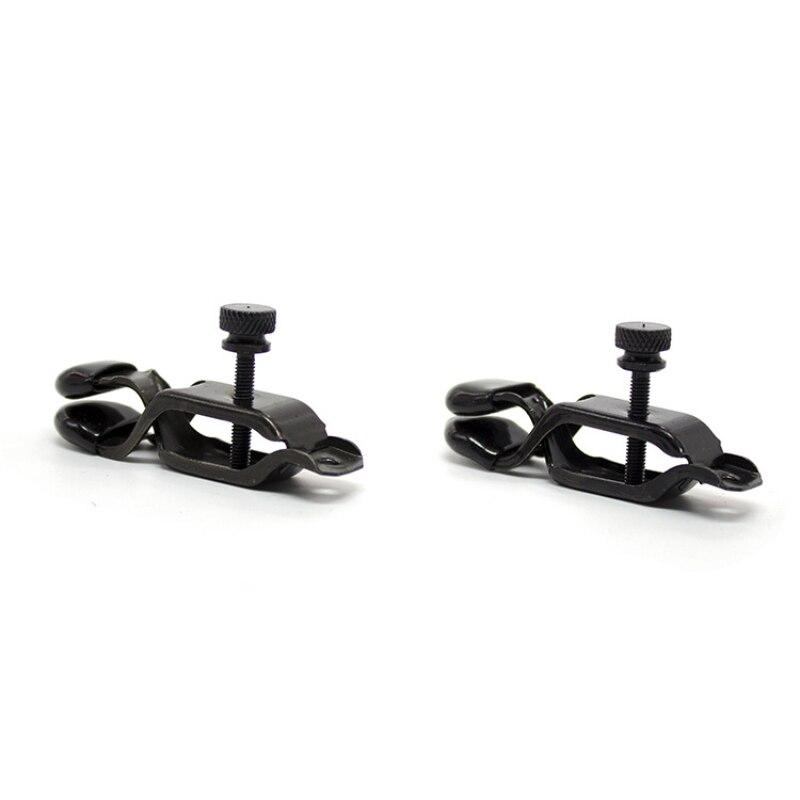 1 Pair Black Nipple Breast Clamps Clips Jewellery Bust Massager Stimulate Sex Toy Flirt Adult Product Nipple Toy Sucking