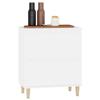 VidaXL Buffet Blanc 60x35x70 cm Bois d'ingénierie 821156