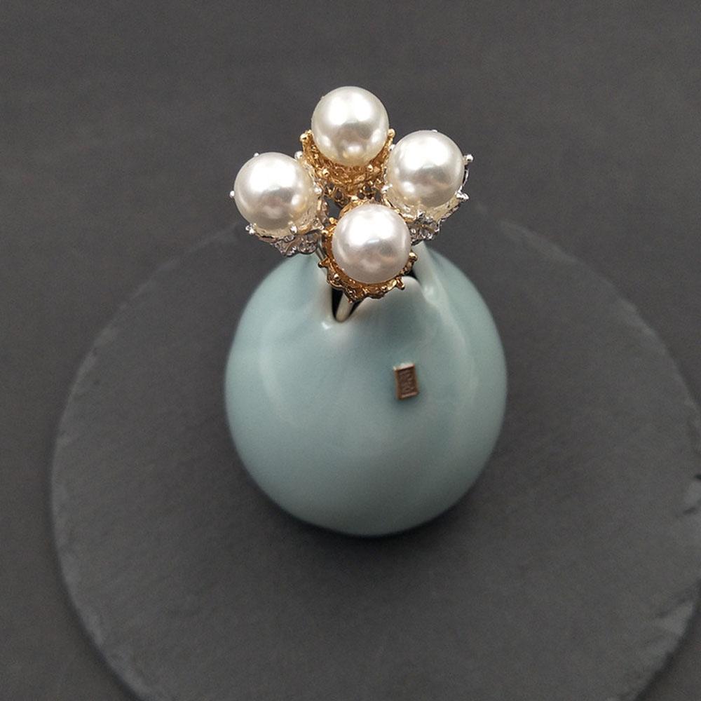 Fashion Chinese Style Pearl Metal Gold Silver Color Hairpin Hair Accessories Hair Sticks Hair Clip