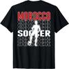 Marokko Voetbalfans Shirt - Marokkaanse Vlag Voetbal Liefhebbers T-shirt