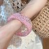 2026 Trendy Dopamine Colored Resin Round Bracelet For Fashion Summer Women Charm Personalized Retro Jewelry Accessories