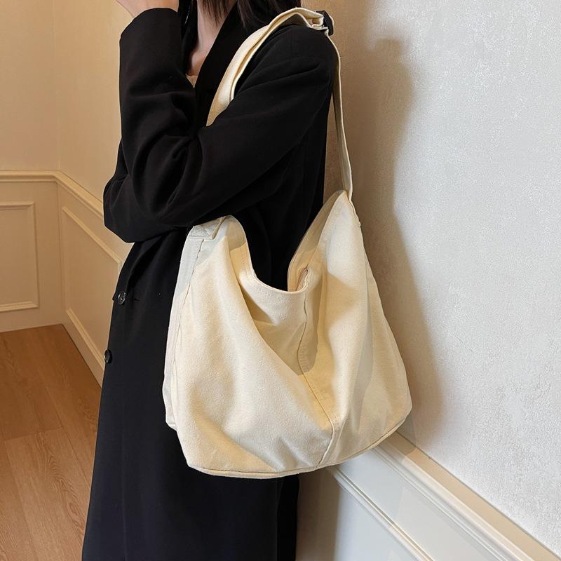 Crossbody Bag, Casual Bag, Women's Large-capacity Single-shoulder Canvas Bag
