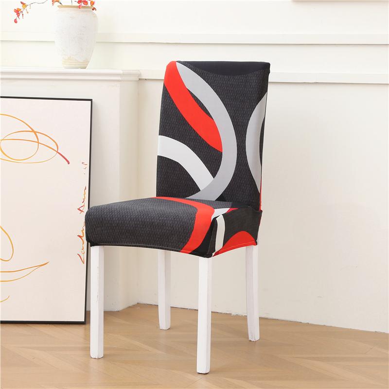 New Colors Chair Covers Floral Modern Slipcover for Dinning Room Wedding Stretch Elastic Furniture Protector