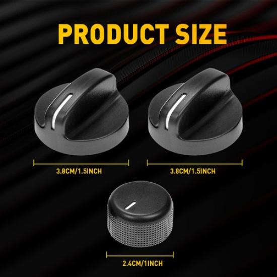 For 1994 96 1995 97 Dodge Ram A/C 1500 Heater Control Switch Knob Set 2500 94 R4