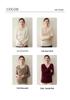 Women's Cashmere Knit Pullover - Slimming, Soft, Skin-Friendly, Twelve-Needle Solid Color Design