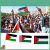 Palestine Hand Flag Vibrant Polyester Car Window Flags For Free Gaza Freedom Display