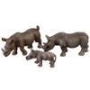 Wild African Rhino Model Collectible Toy For Educational Display And Kids Learning
