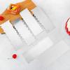 Stainless Steel Cake Smoother Scraper With Double Sawtooth Edge And Rust Resistant Surface Perfect For Home Baking Cake