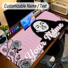 Large Mouse PadLana Del Rey Custom Name Text Personalized Desk Mat Non Slip Gaming Pad