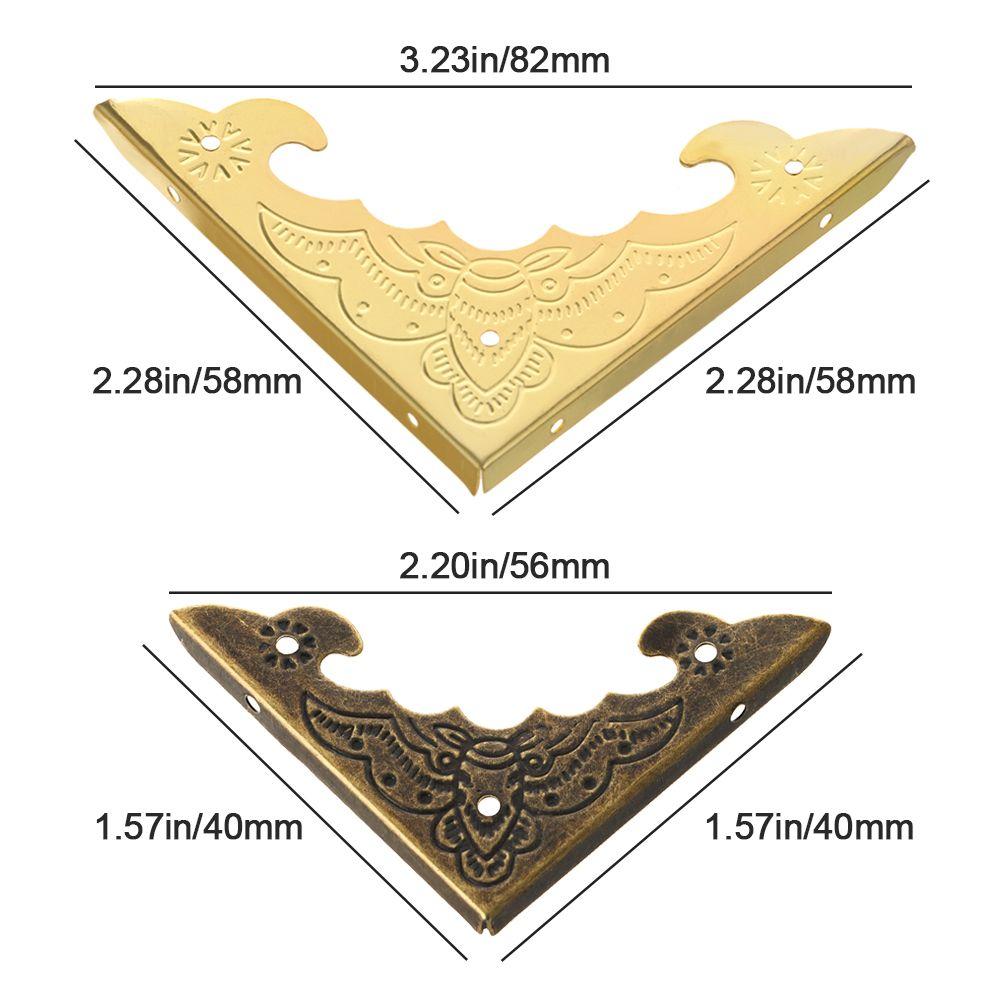 Möbelbeschläge Beschläge Beine Eckenschutz Dekoration Ecke Holzkiste Teile Antiker Schmuck