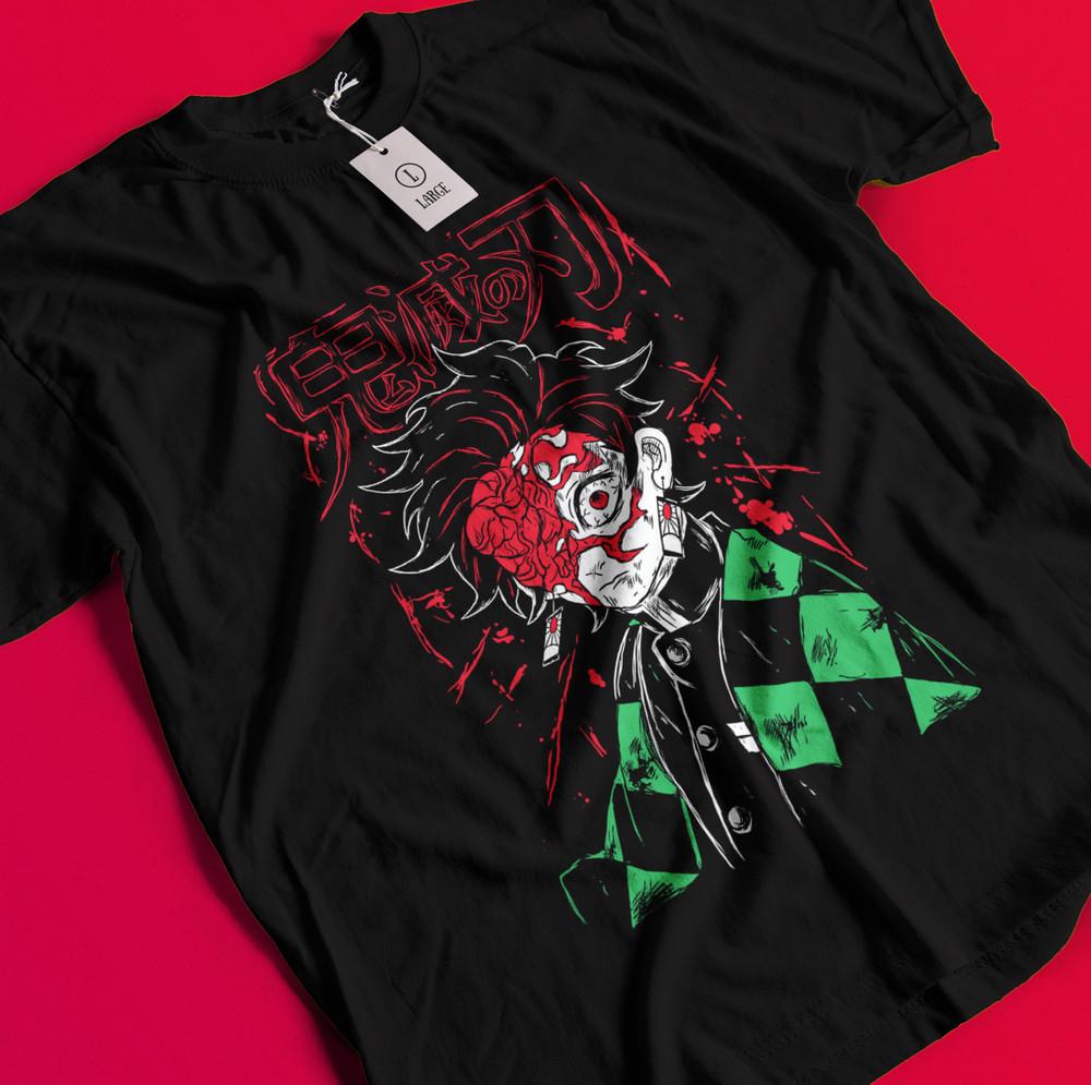 

Demon Slayer Shirt Tanjiro King Tshirt Nezuko T-Shirt Muzan Doma Tee Zenitsu TDK BB1248 3XL
