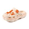 Eva Breathable Summer Girls Sandals With Nonslip Cartoon Design In Soft Colors