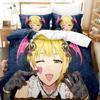 L'ensemble de literie THE iDOLM@STER Cinderella Girls Starlight Stage Imprimé Avec Taie d'oreiller Housse de couette Doux Lit Queen King Vêtements de lit Maison