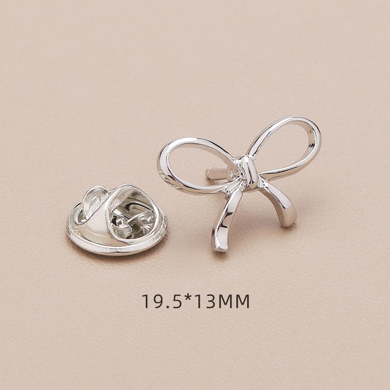 1pcs Cute Mini Brooch Pins Butterfly Flower Pearl Neckline Brooches Shirt Collar Lapel Pin Buckle Fixed Invisible Brooch Jewelry