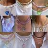 Heart Pendant Necklace Alloy Chain Necklace Neck Jewelry Pendant Choker Necklace