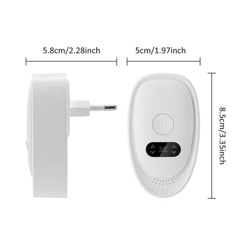 Portable Air Purifier US UK EU Plug Plug-In Air Purifier Odor Removal Air Ionizer  Living Room