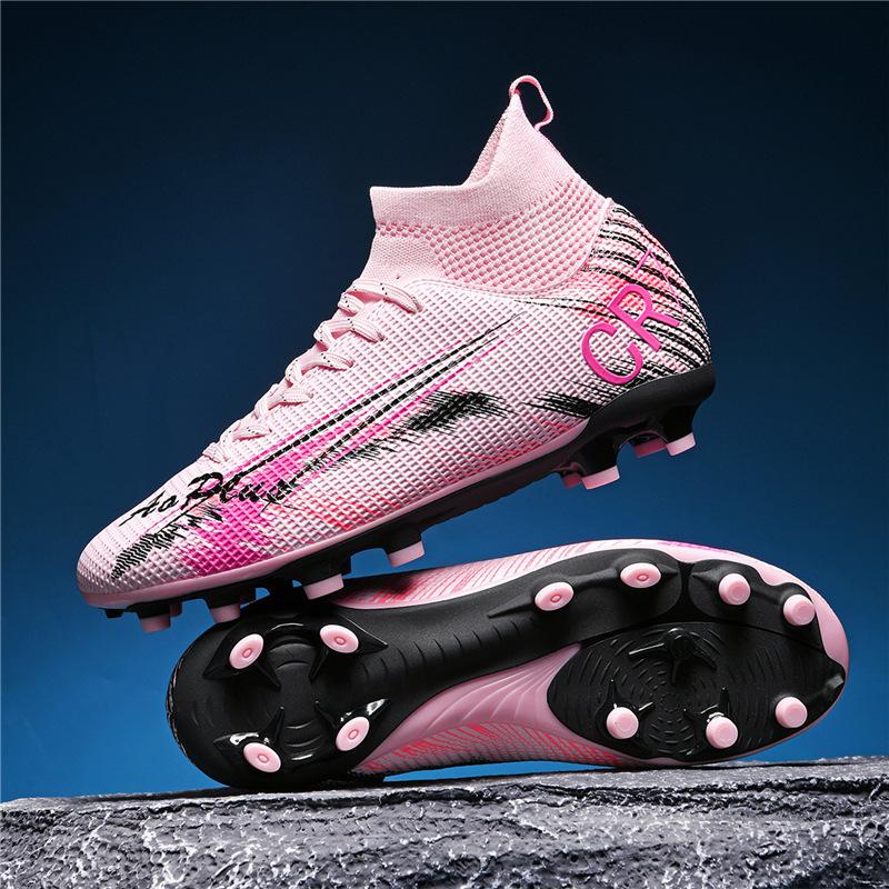 World football shoes TF broken nails children's students male and female adult AG people long nails lawn training shoes a pair