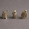 Broadswords Knights Knife Lanyard Bead DIY Brass Paracord Bead Vintage Knights Parachute Cord Beads for Bracelet Pendant