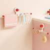 Lightweight Towel Stand Organizer Wall Mounted Hair Tie Storage Rack Towel Storage Hook  Household