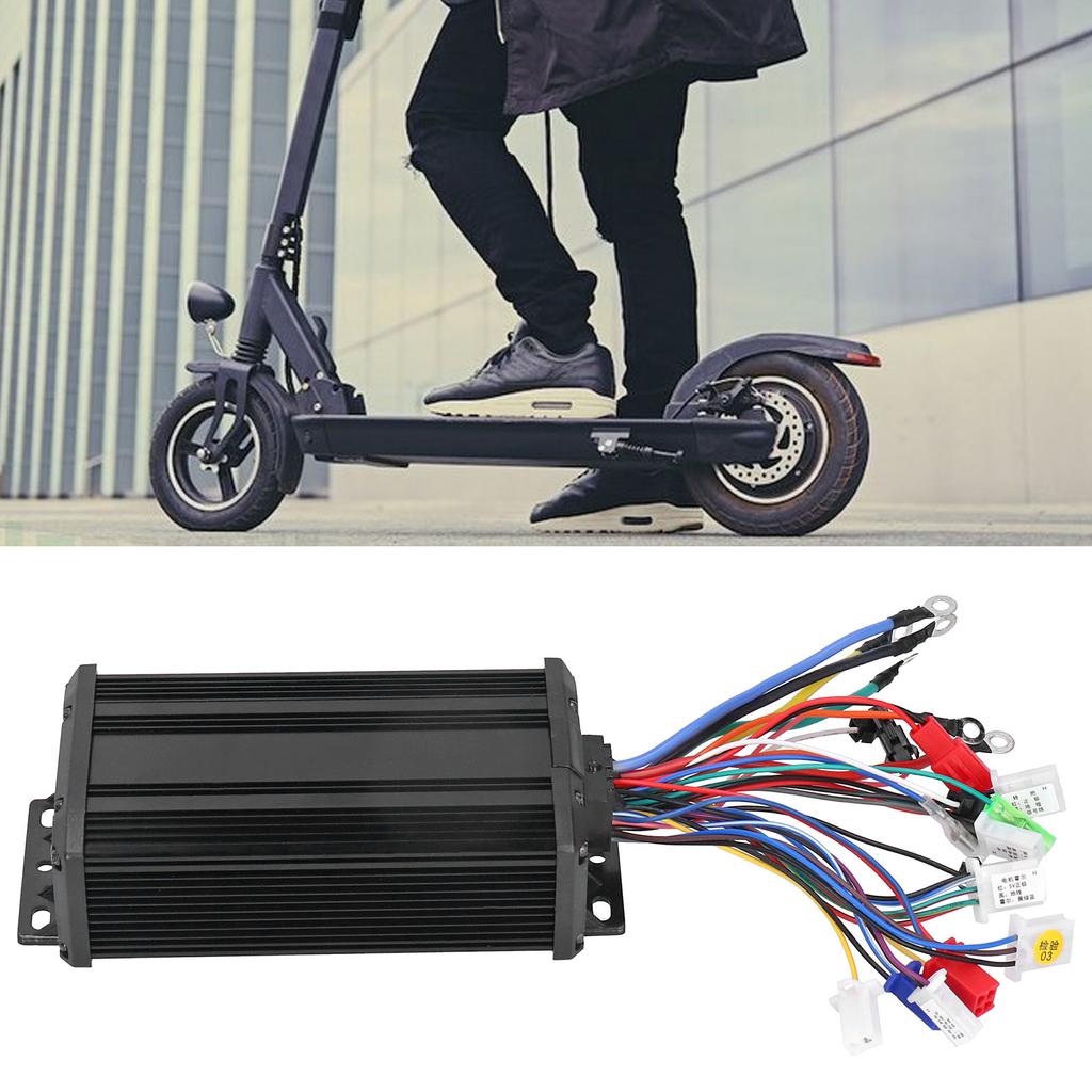 500W Sinusoid Mute Electric Scooter Intelligent Brushless Speed Governing Motor Controller48V 64V