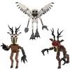 NEU 99 Nächte im Wald Monster HIRSCH Baustein Eule Hirsch Neuheit Figur Sammlung Montage Dekor Modell Kinder Geschenk