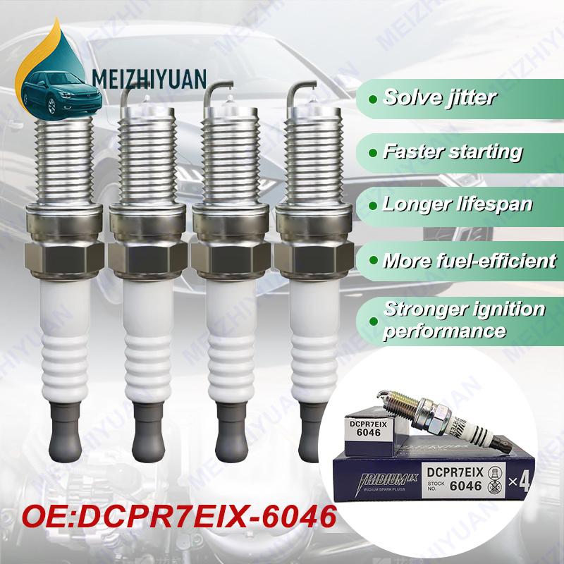 4/8pcs DCPR7EIX 6046 Iridium IX Spark Plug Candles For Harley Davidson 1450cc DCPR7EIX-6046 High Quality Plugs