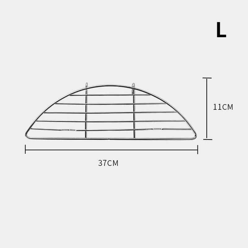Barbecue Grid Camping Cooking Baking Net Stainless Steel Cooling Rack Wire Grid Cake Rack Fire Cooking Grill Indoor Outdoor