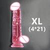 Nowe realistyczne Dildo erotyczne galaretki Dildo z super mocną przyssawką zabawki erotyczne dla kobiet mężczyzn sztuczny Penis g-spot symulacja