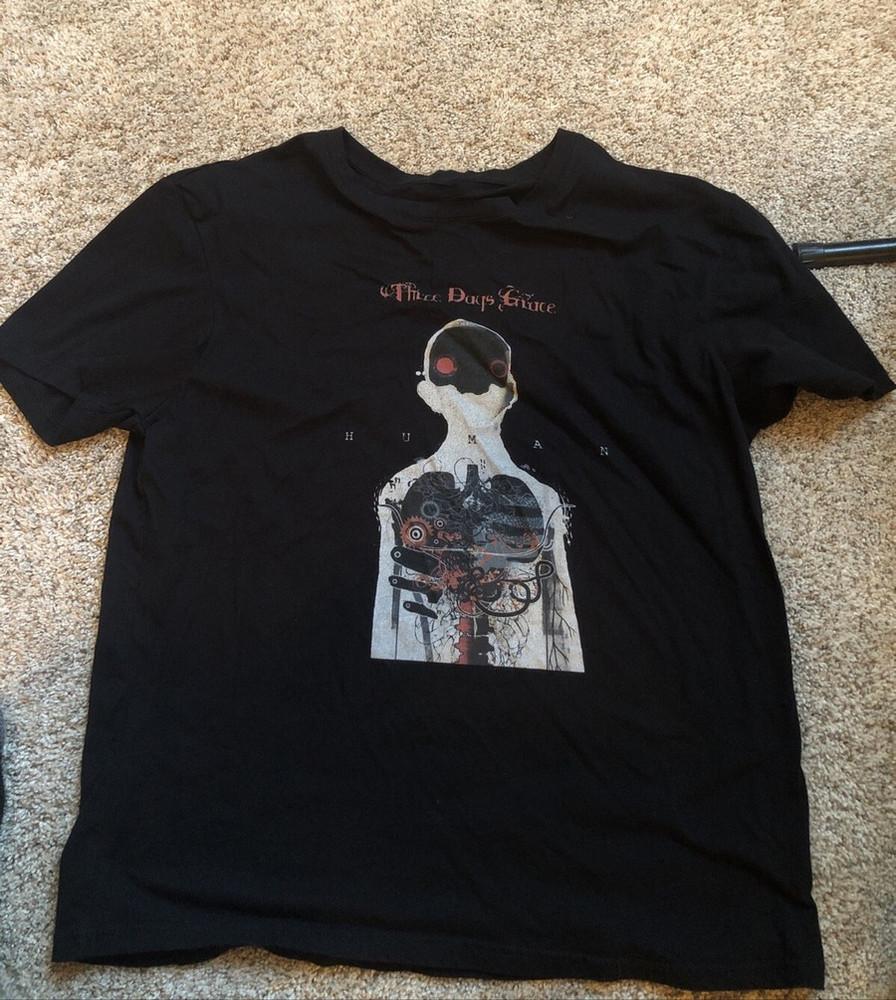 Горячая Новая Футболка унисекс Three Days Grace Черная S-5XL FF185 XL