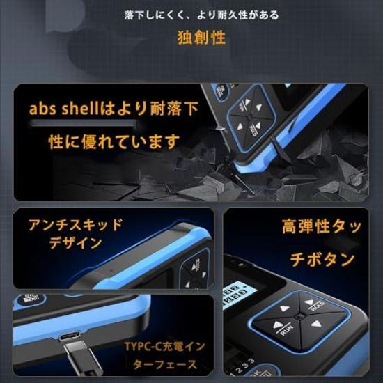 XEAST 500kHz Bandbreite Tragbares Handheld-Transistor-Abtastrate Unterstützt LCR-Erkennung und Signal Enthält japanisches DSO-TC3 Oszilloskop, 3-in-1