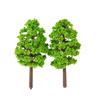 20 Pcs 70mm Scale Arctural  Model Trees Railroad Layout Garden Landscape Scenery  atures Tree Building Kits Toy for Kids   2