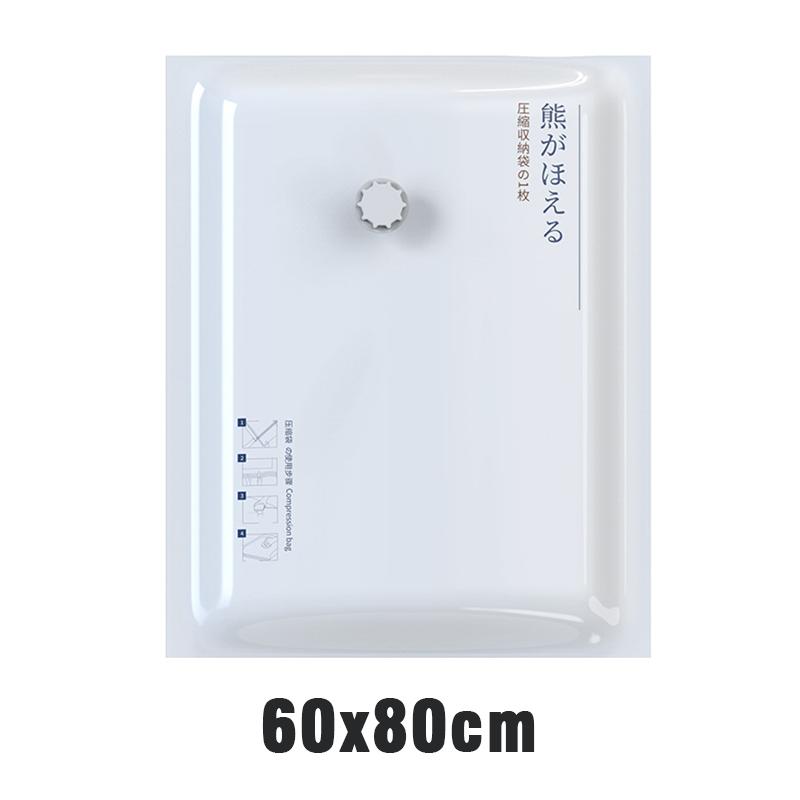 Clothes Storage Bag With Valve Clear Border Bedding,Space Saving Bag Clothes Sorting Packaging Folding Compression Storage Bag