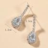 Rhinestone Crystal Water Drop Zircon Earrings