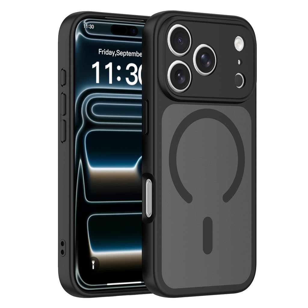 Simple Magnetic Skin Feel Case for iPhone 18 Pro Max 17 Pro 16 15 14 13 12 Plus Shockproof for Magsafe Camera Protection Cover