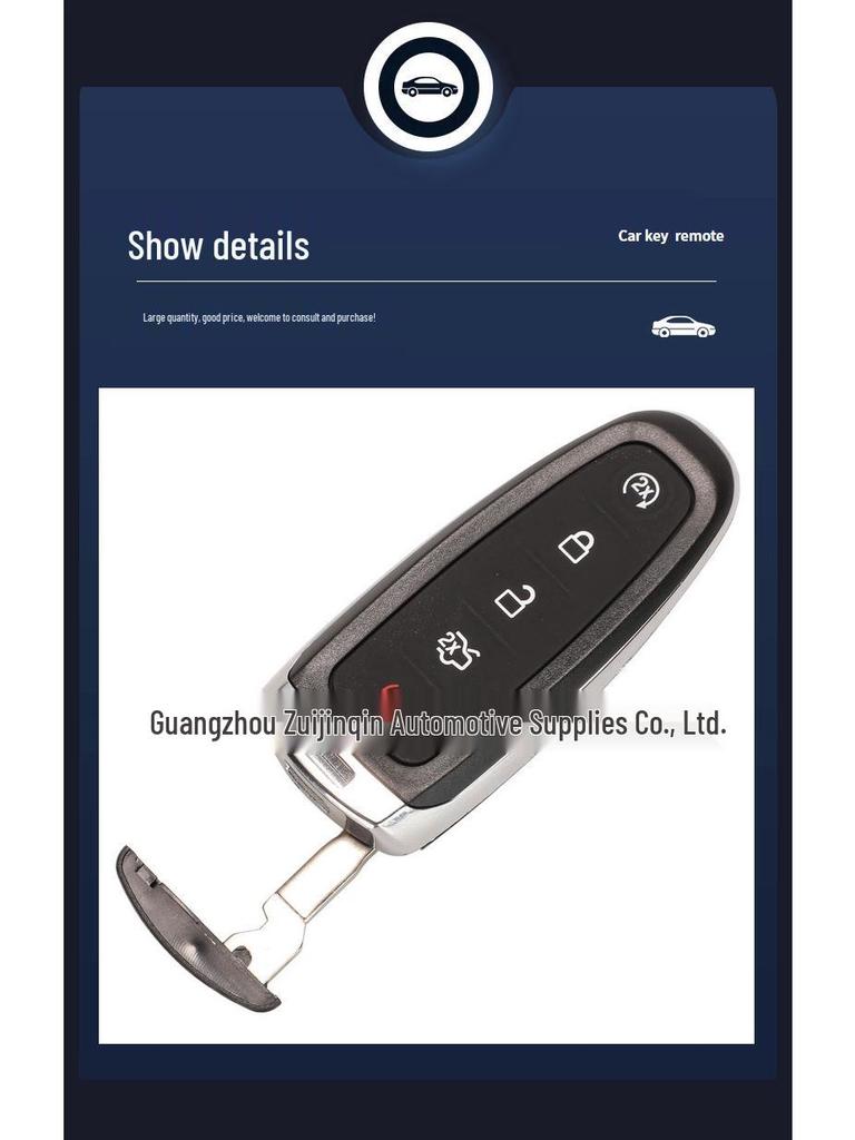 5-Tasten Smart Key Fernbedienungsschalen für Ford Edge, Escape, Kuga & Lincoln Fahrzeuge