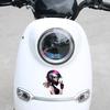 Motorcycle Decal Stickers, Locomotive Girl Bike Racing Stickers Car DecorationsPersonalized Creative Car Stickers Motorsport