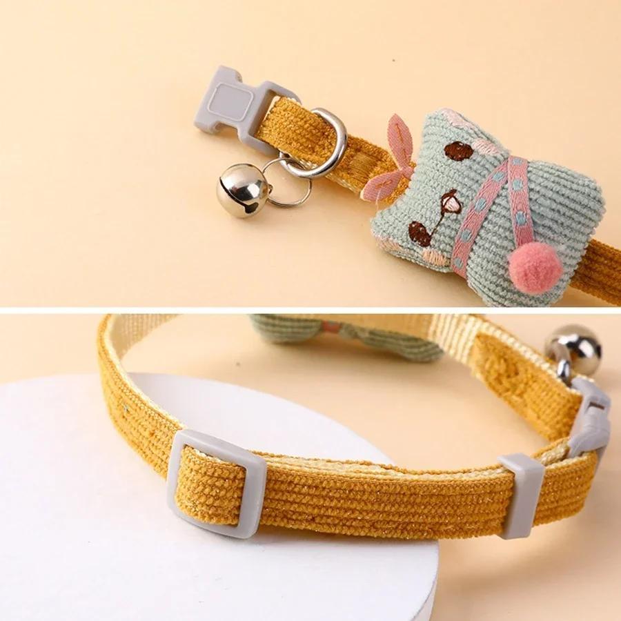 1PC Pet Collar Cute Cartoon Tree Man Bell Collar Cat Necklace