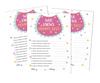 Inkdotpot 50 Advice Cards New Parents for Baby Shower Game Gender Neutral Party Supplies Baby Bib Advice for New Mom & Dad