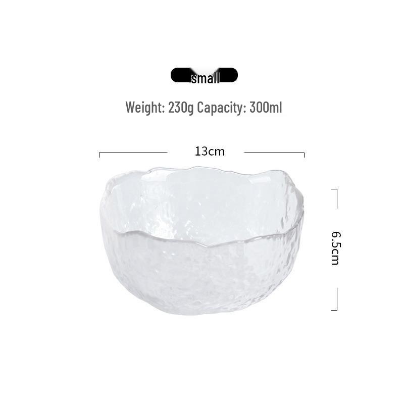 Luxury Glass Fruit Plate - Elegant Coffee Table Display with Salad Bowl Functionality