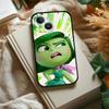 I-Inside Out 2 Family Phone Case For IPhone 1716 15 14 13 Pro Max 11 12 Mini X Xs XR Black Silicone Cover