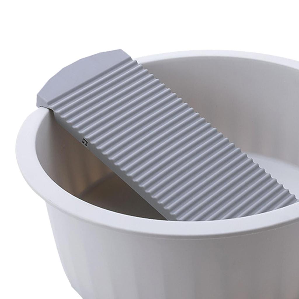 Laundry Basin Laundry Hand Washing Board for Clothes Convenient and Compact,