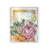 30 Pet Bronzing Gilt Hand Account Stickers Retro Flower Leaves Children Waterproof Hand Account Goo Card Material Stickers