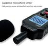 LCD-Display Meter Sound Level Reader 30-130dB Hand-held Sound Noise Meter Alarm Digital Noise Meter Decibel Monitor-Test
