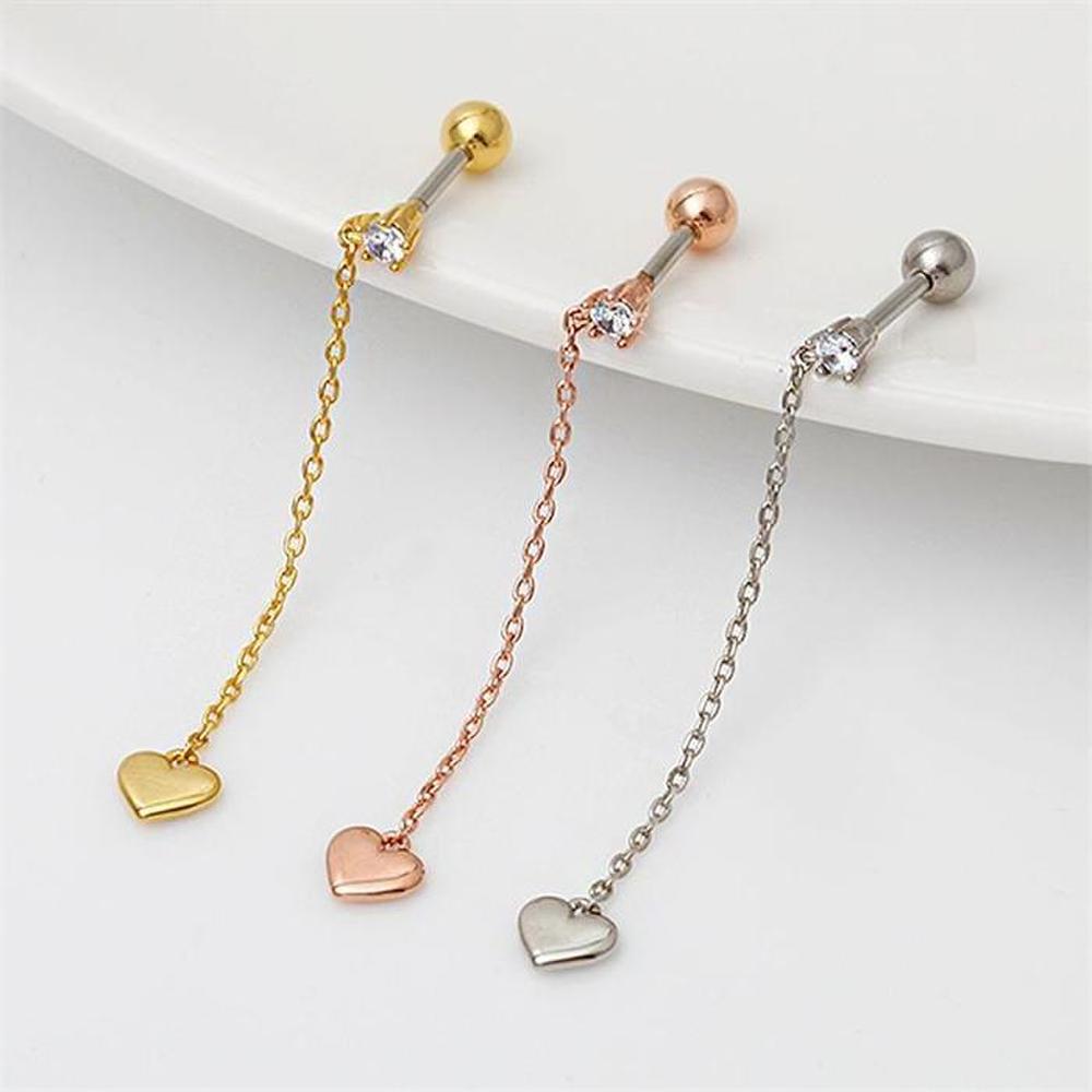 [Onm] Onm Fashion Piercing Chain Love 3 Types, Choose 1, One Side Sale (S9594148)