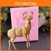 Elegant And Durable 3d Buck Deer Elk Shape Fondant Mold For Creative Bakers