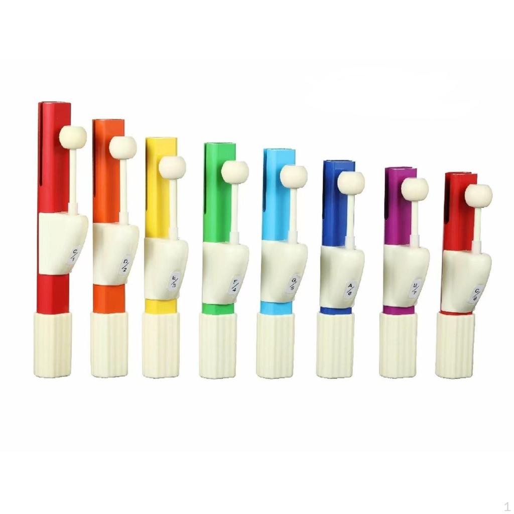 8 Pieces Music Education Instrument Easy to Grip Handheld Percussion Educational