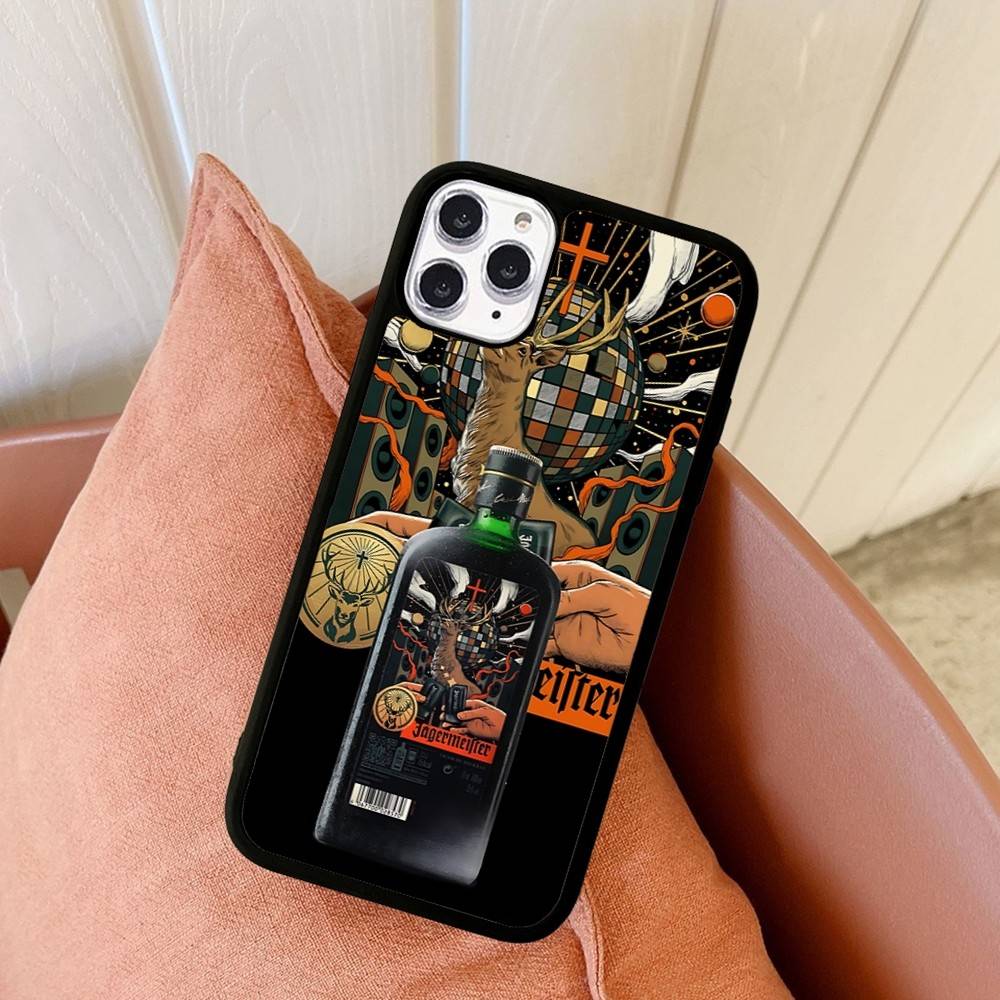 Hot J-JaegermeisterS For iPhone 11 12 13 14 15 16 17 Pro Max Plus TPU+PC Shockproof Back Phone Cases